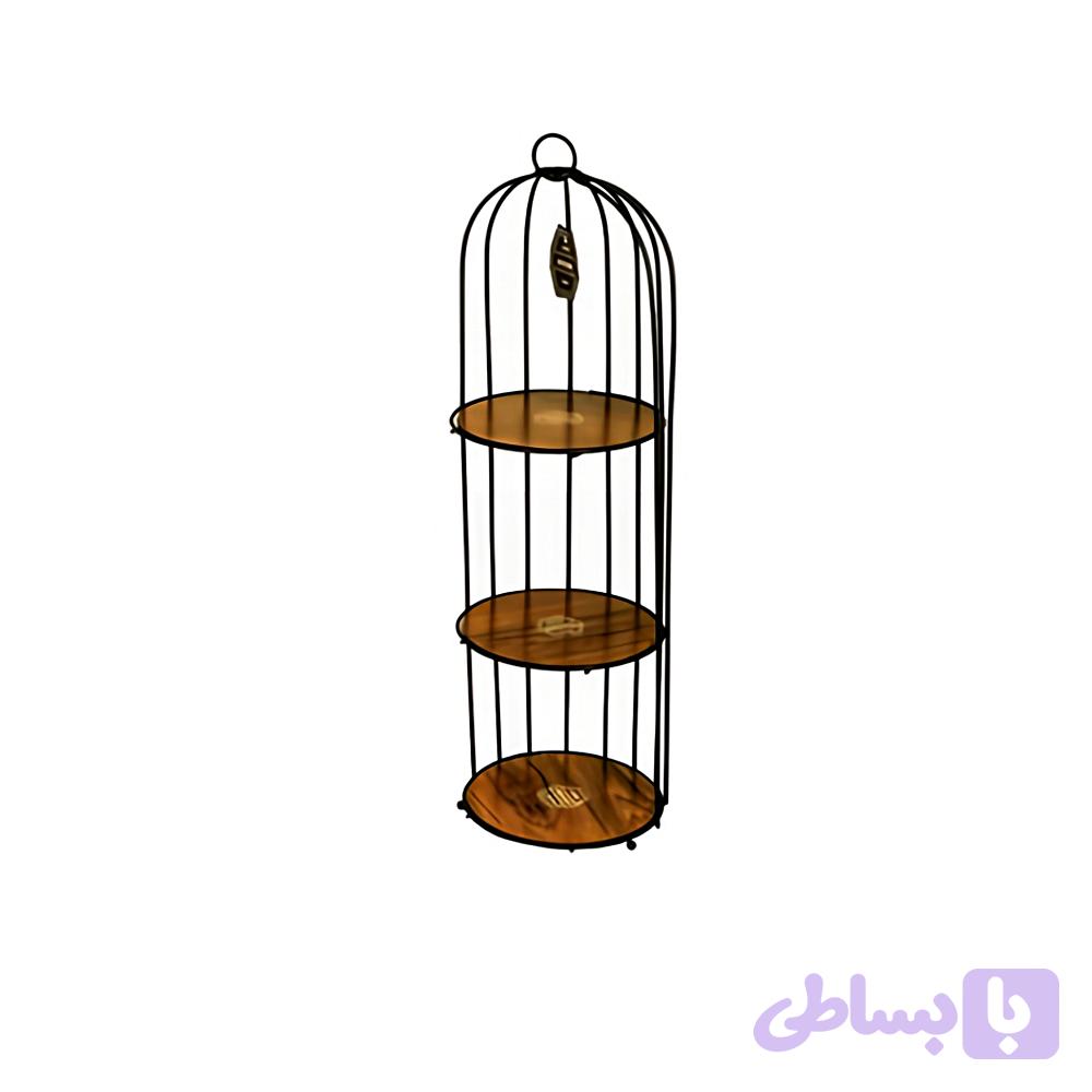 استند قفس 3 طبقه (مشکی)