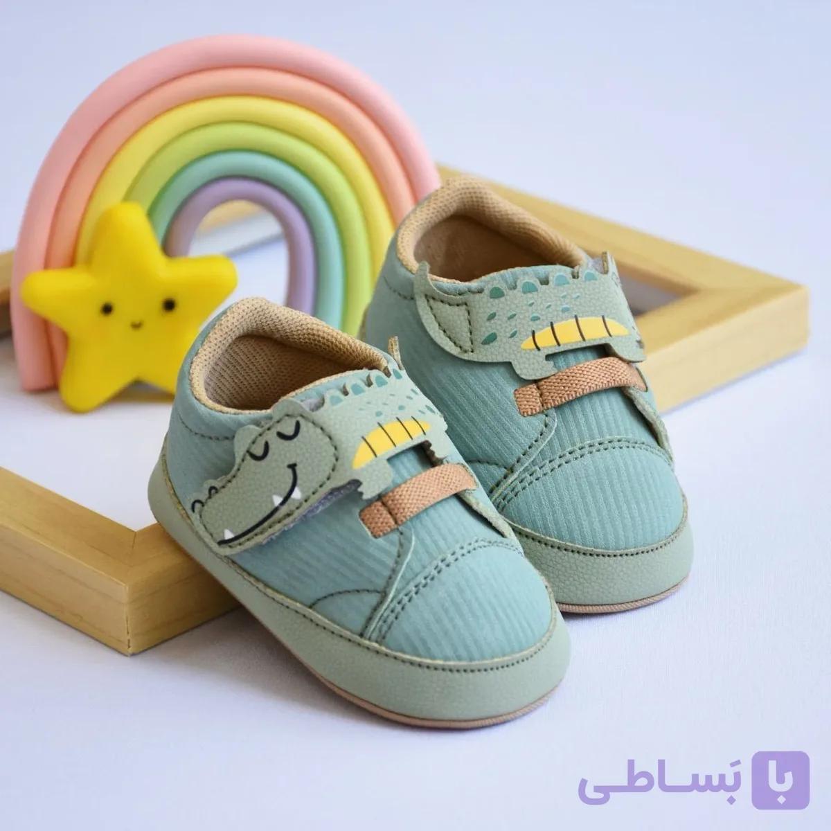 پاپوش نوزادی مدل تمساح