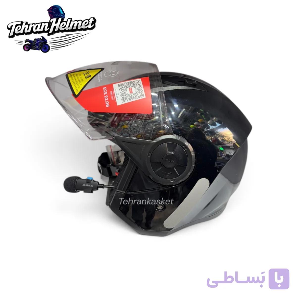 کلاه کاسکت بدون LS2بلوتوث دار مدلAirflow II طلائی — تصویر 1
