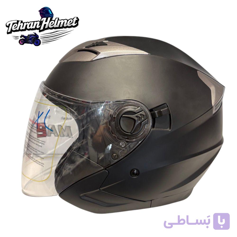 کلاه کاسکت بدون فک MA2مدل 958_مشکی مات — تصویر 1