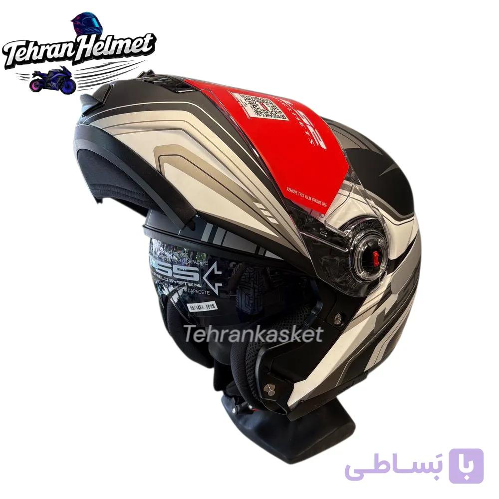 کلاه کاسکت فک متحرک LS2مدل FF370_خاکستری — تصویر 1
