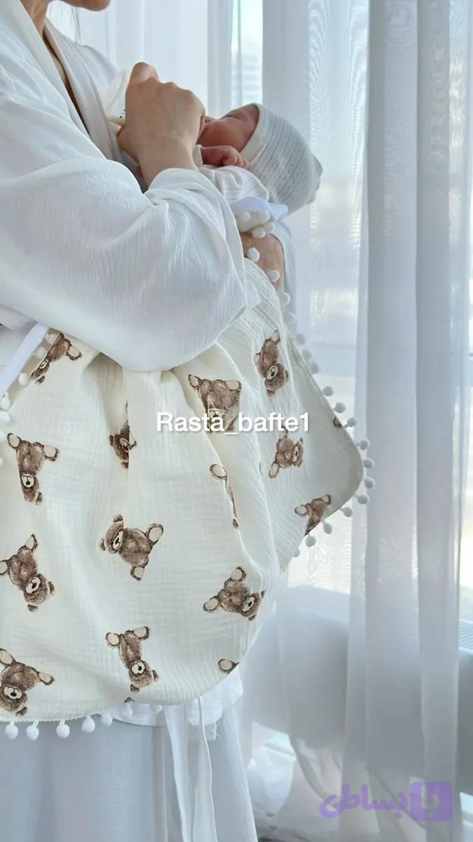 روانداز وپتو نوزادی موسیلین