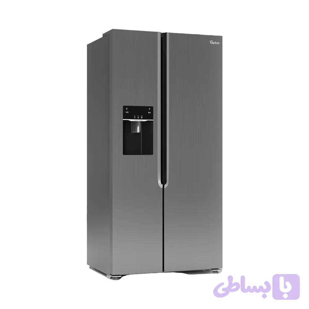 یخچال فریزر ساید بای ساید 28 فوت جی پلاس مدل GSS-R7639BS — تصویر 1