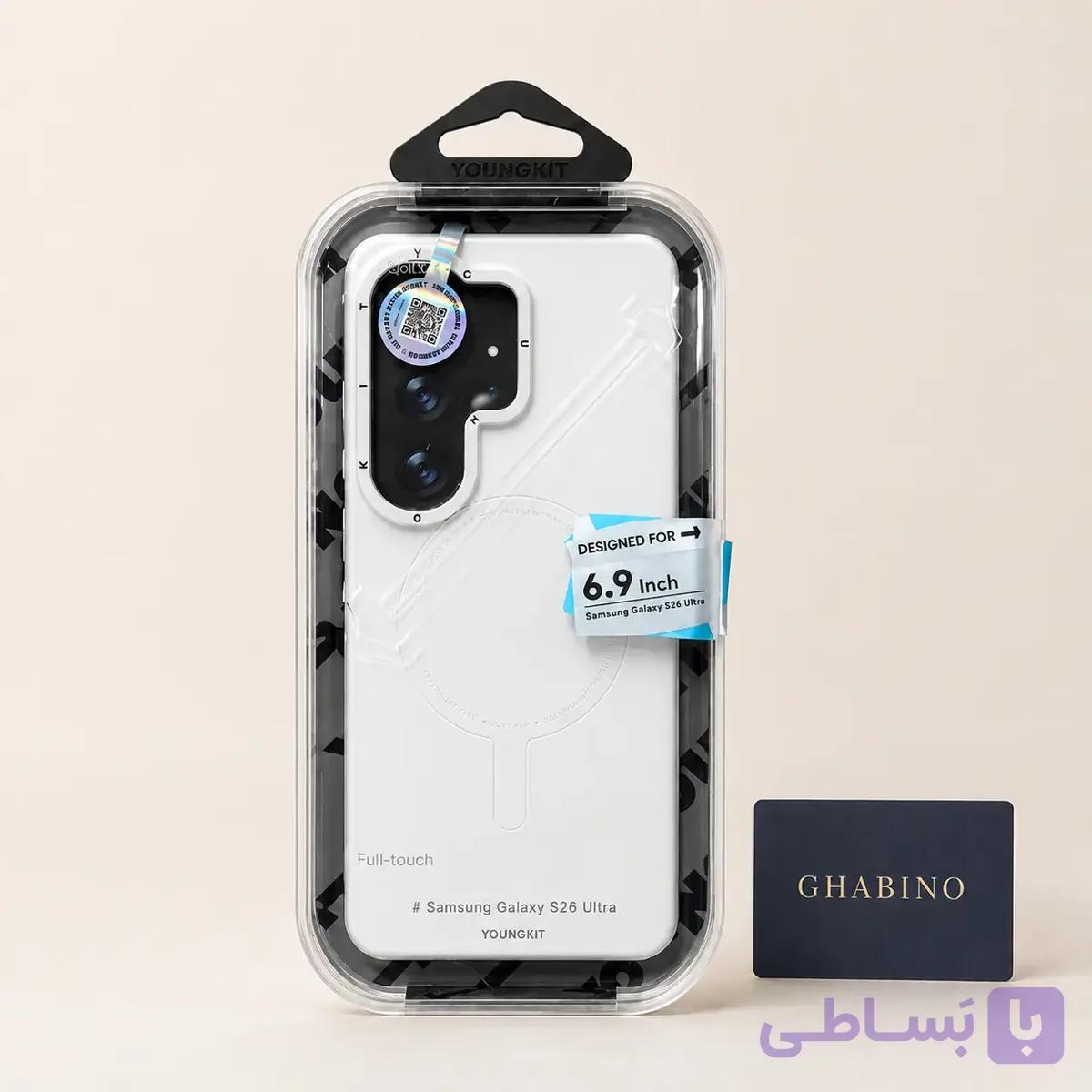 قاب سامسونگ Galaxy S26 Ultra مگ‌سیف Youngkit سفید