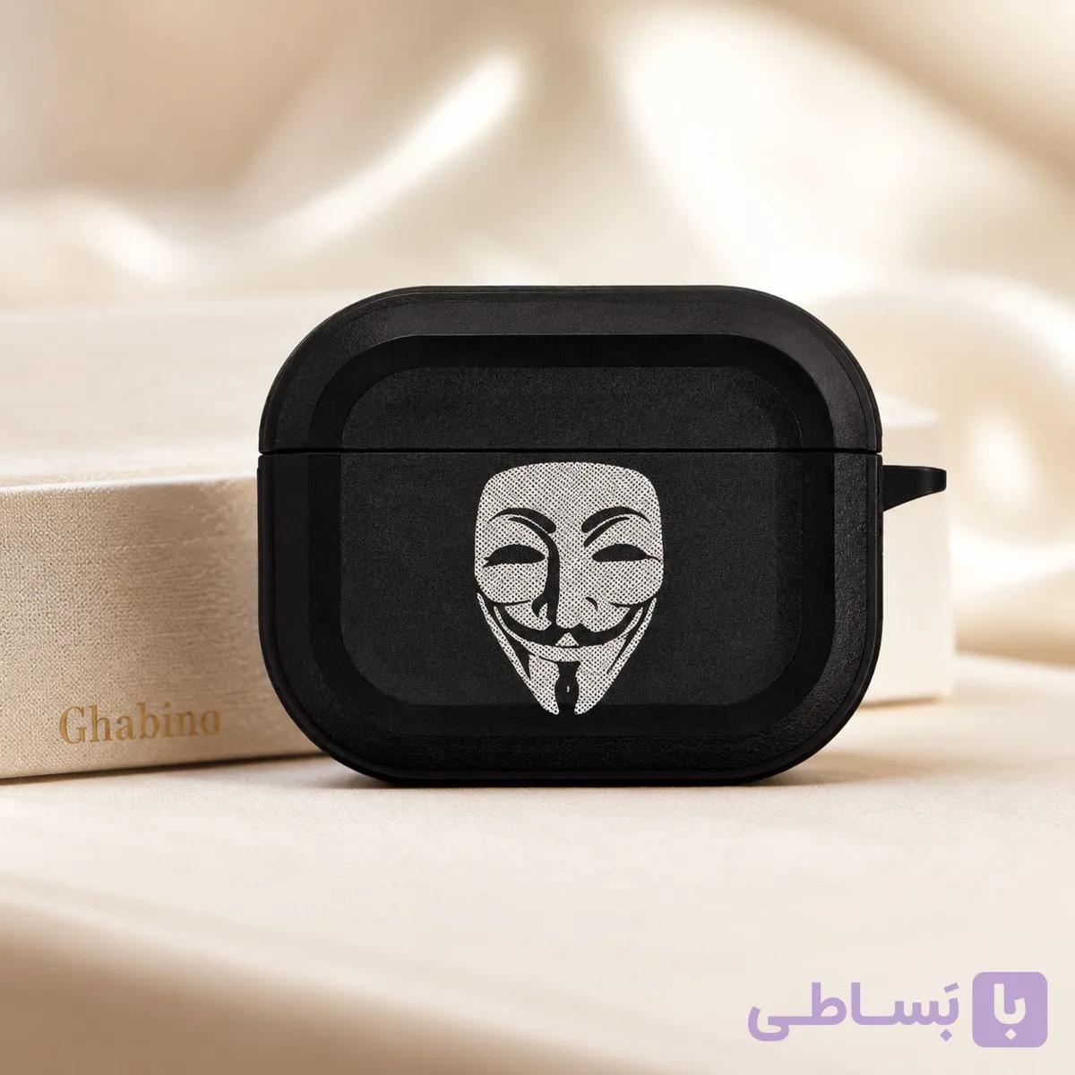 کیس ایرپاد پرو 2 طرح Anonymous Guy Fawkes | کاور محافظ AirPods Pro 2 — تصویر 1