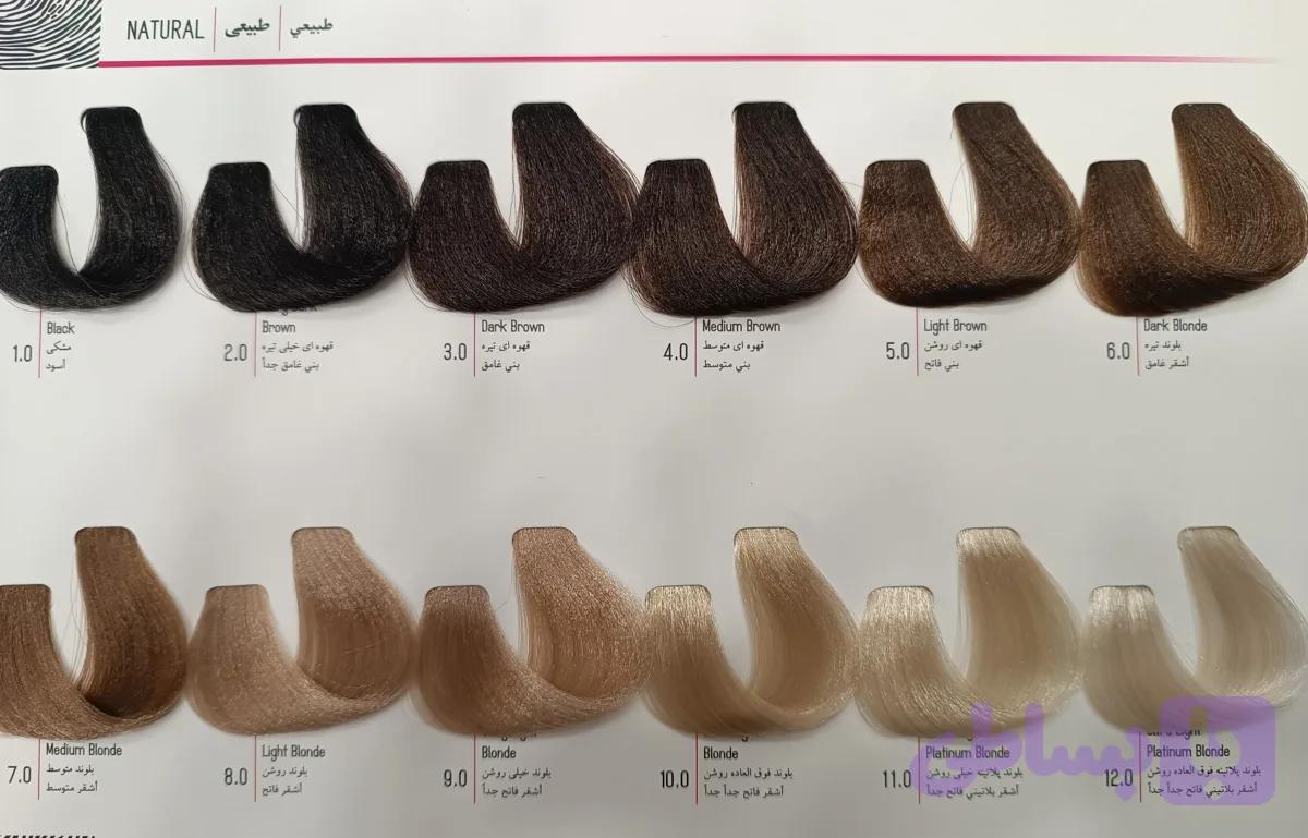 رنگ مو دیفرنت سری طبیعی