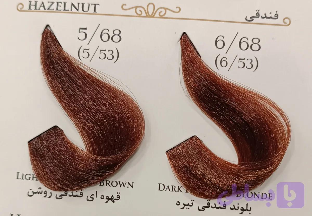 رنگ مو آوایی سری فندقی