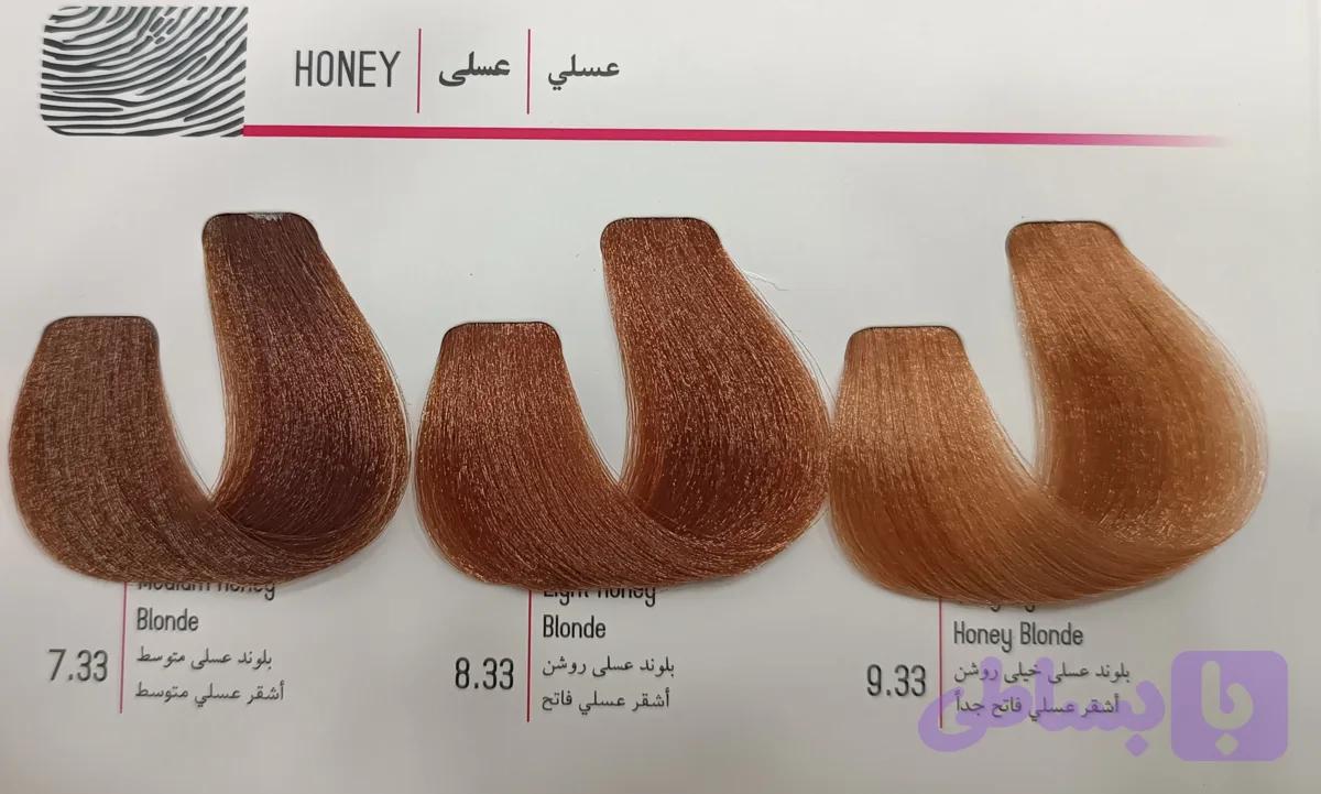 رنگ مو دیفرنت سری عسلی