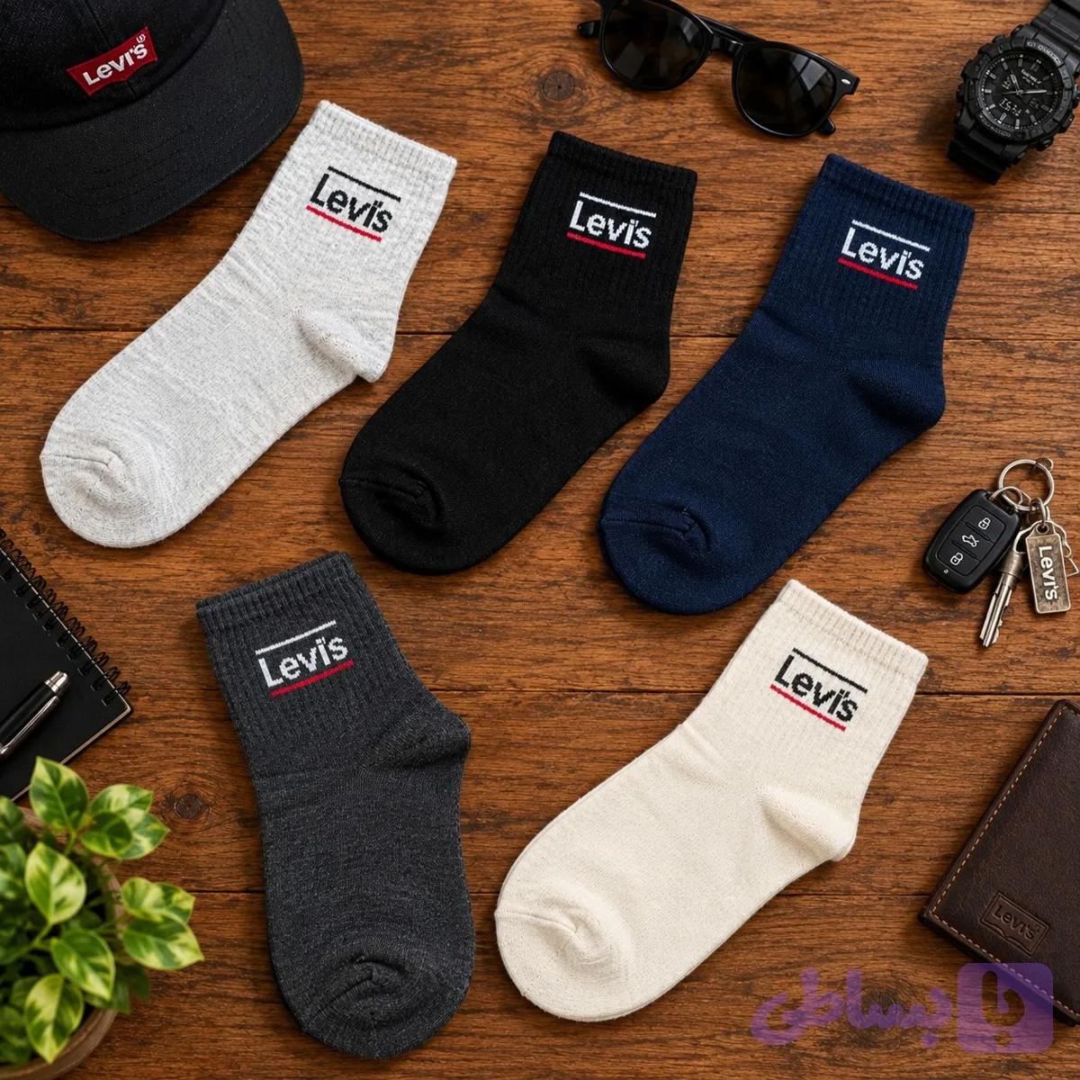 جوراب نیم ساق مردونه levis