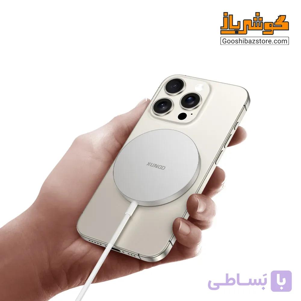 شارژر وایرلس مگنتی ۳ در ۱ ژاند مدل XDCH-096 — تصویر 1