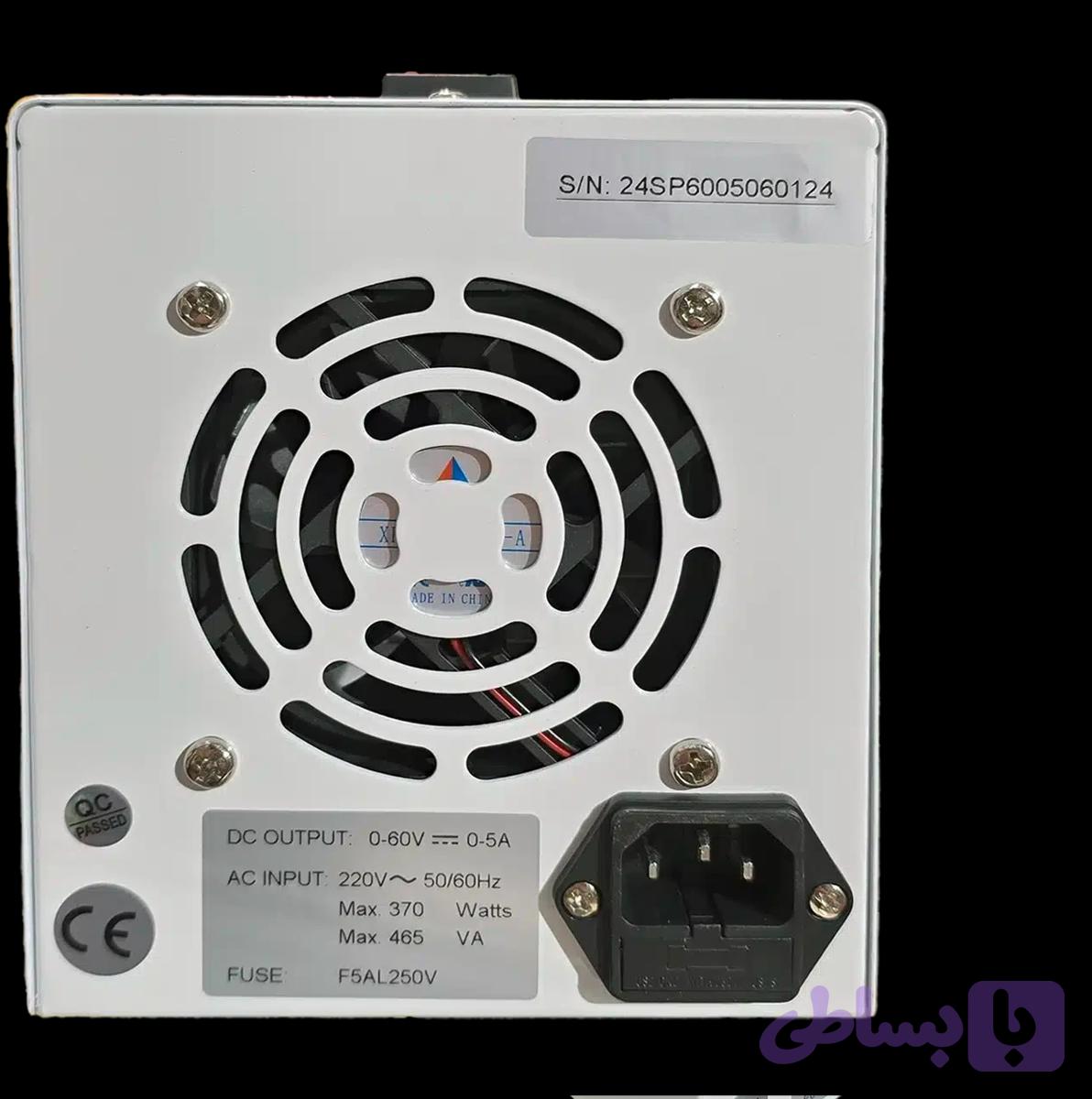 منبع تغذیه سوییچینگ تک کانال 60 ولت 5 آمپر مدل SP-6005 رعد الکتریک