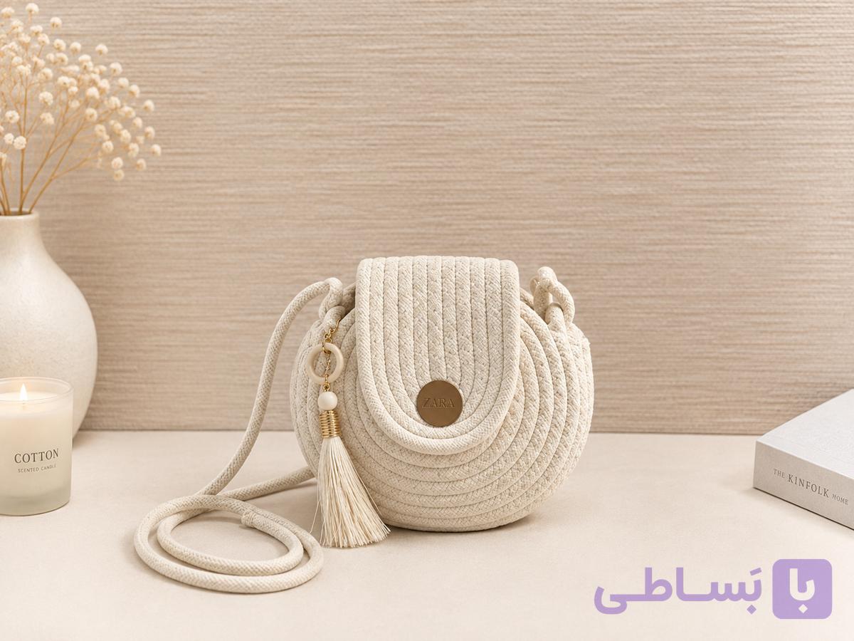 کیف کنفی|حصیری زنانه