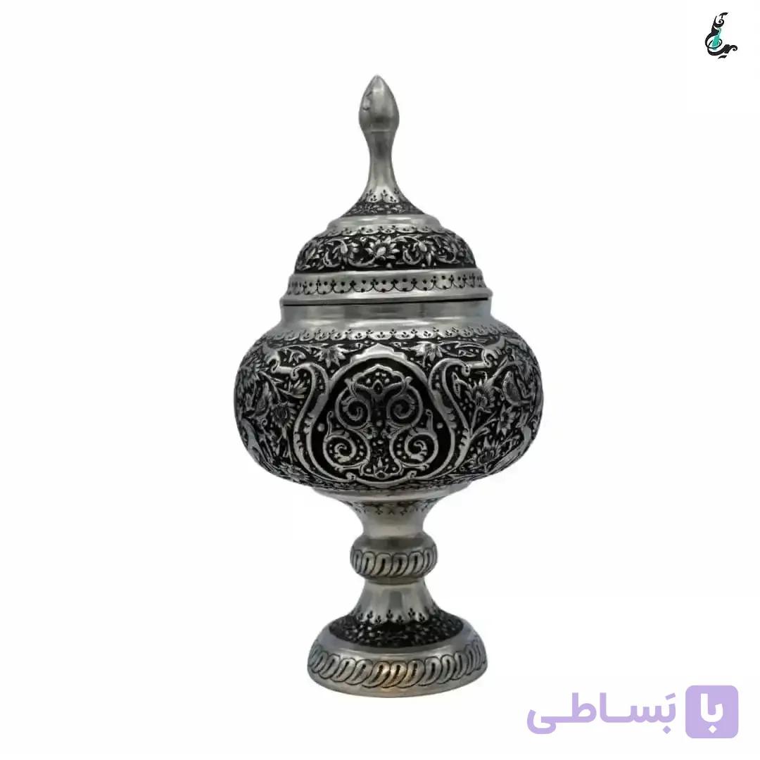شکلات خوری قلم زنی مسی — تصویر 1