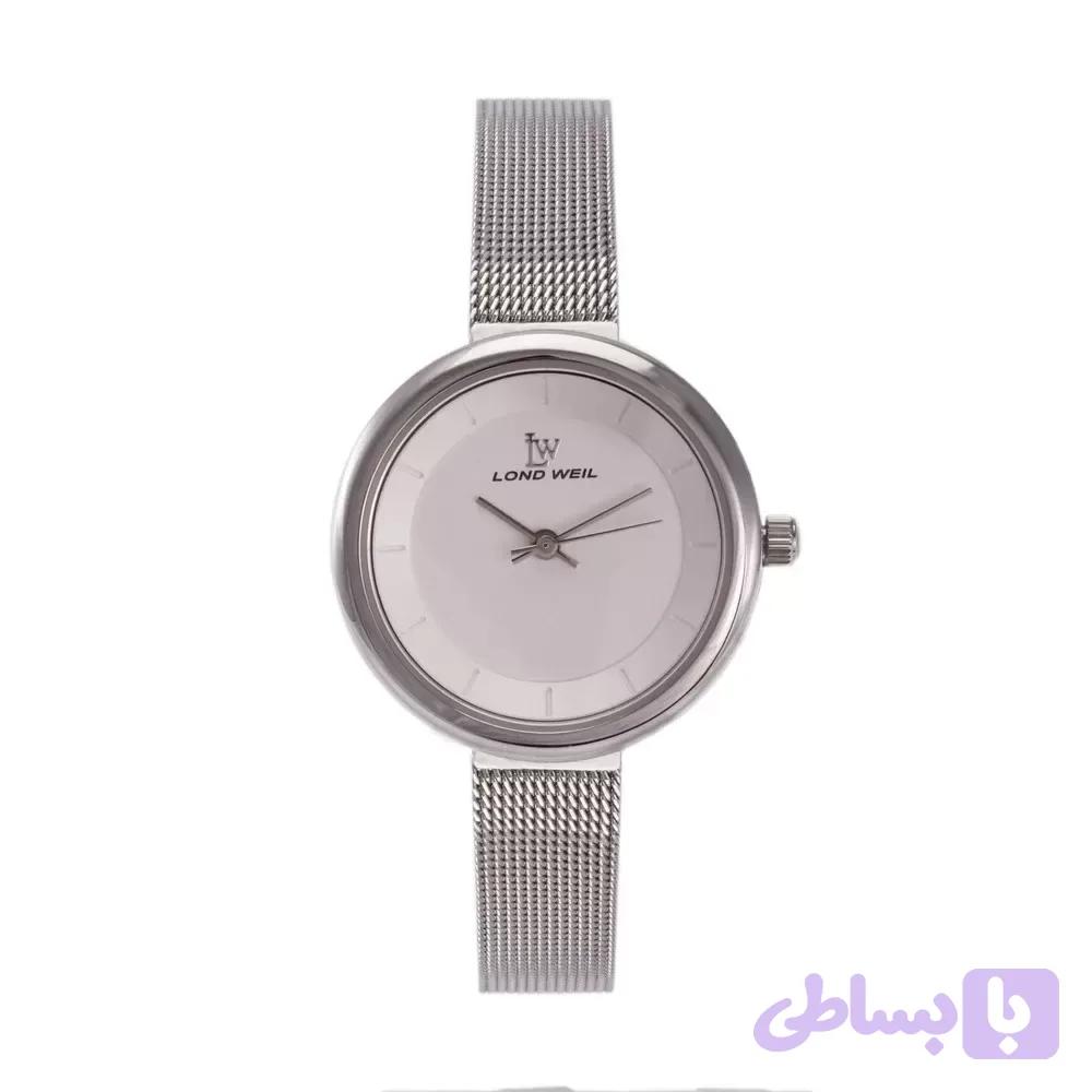 ساعت مچی زنانه برند Lond wiel مدل 200632 بند استیل مشبک — تصویر 1