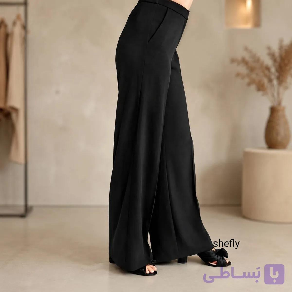 شلوار زنانه گاباردین نیم بگ عمده (۷ عددی) — تصویر 1