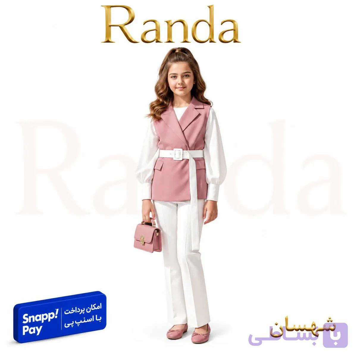 شومیز شلوار شیک دخترانه مدل شهسان — تصویر 1