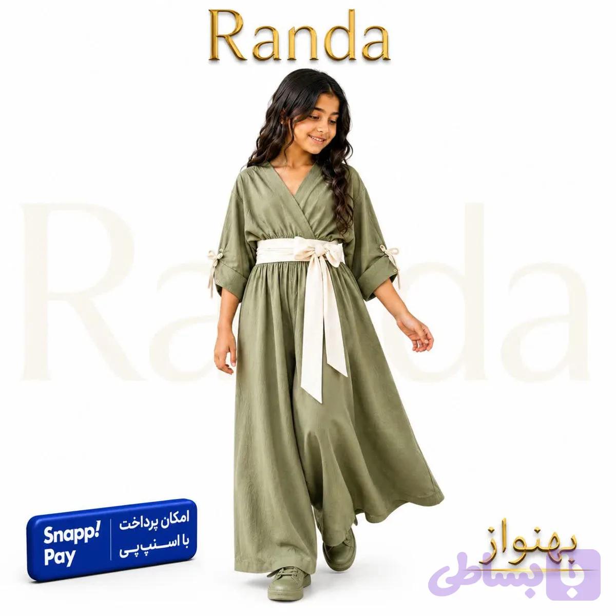 رامپر تابستانه دخترانه مدل بهنواز