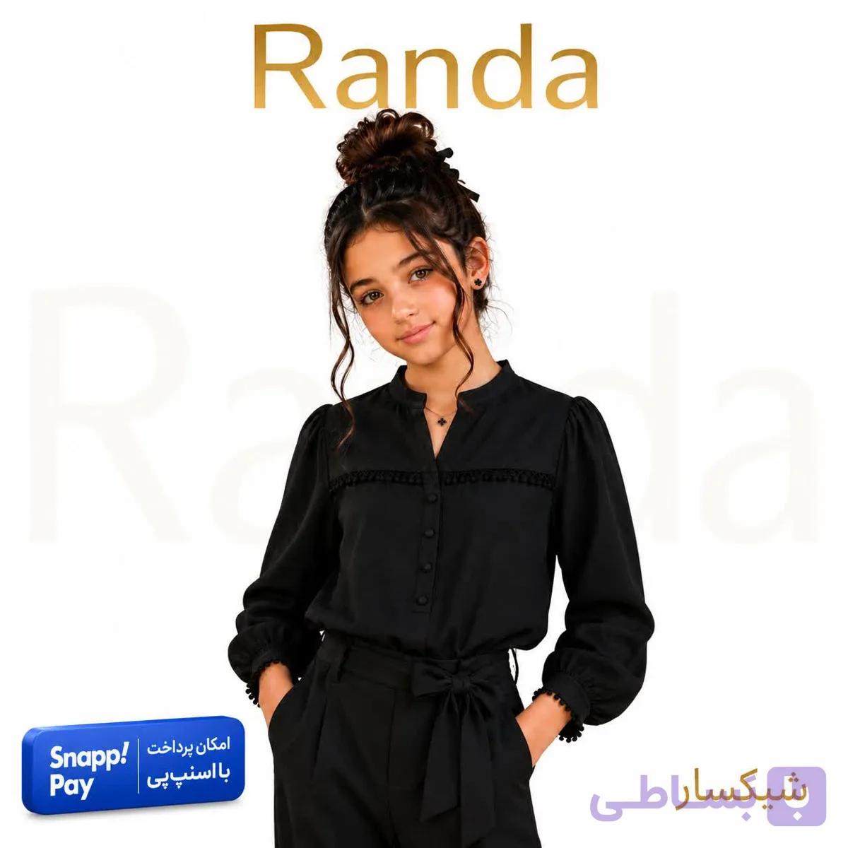 شومیز دخترانه محرمی مدل شیکسار — تصویر 1