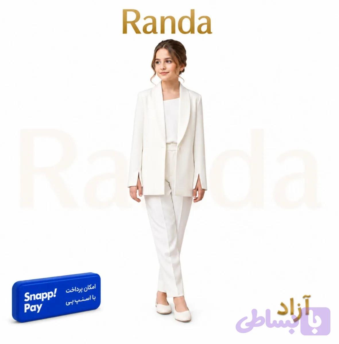 کت شلوار شیک و مجلسی دخترانه مدل آزاد — تصویر 1