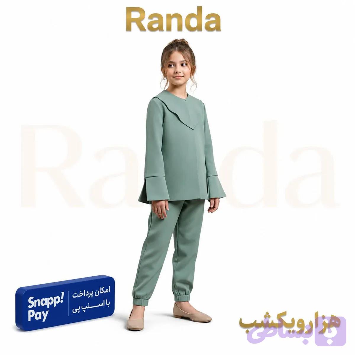 کت شلوار شیک و مجلسی دخترانه مدل هزار ویکشب — تصویر 1