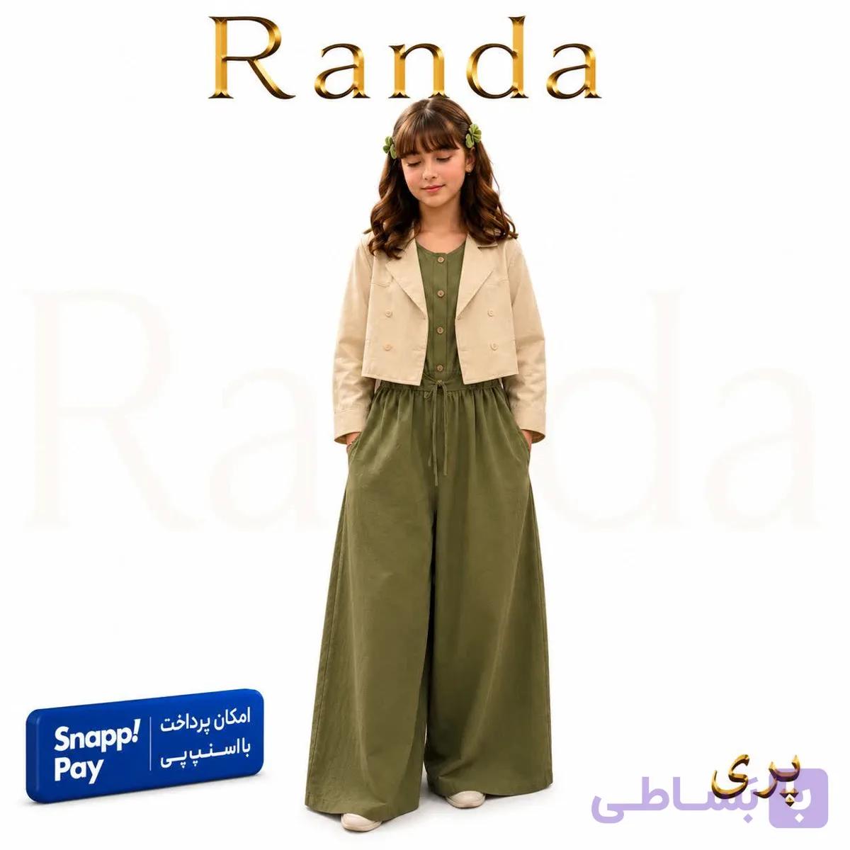 کت رامپر دخترانه شیک و تابستانه مدل پری