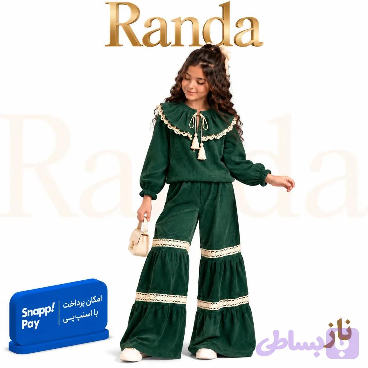 ست بلوز و شلوار کبریتی پاییزه دخترانه مدل ناز — تصویر 1