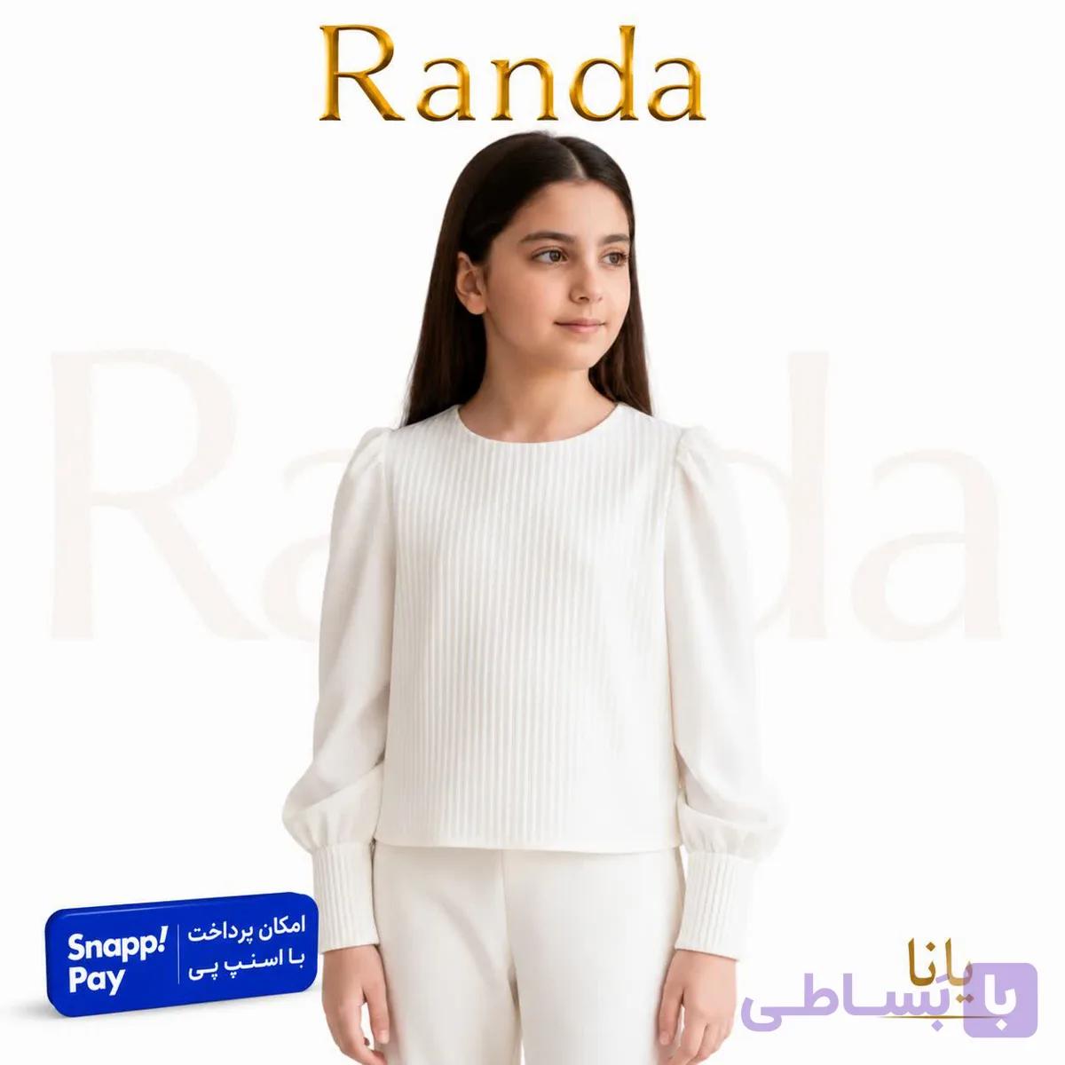 شومیز عیدانه مجلسی بچگانه مدل یانا — تصویر 1