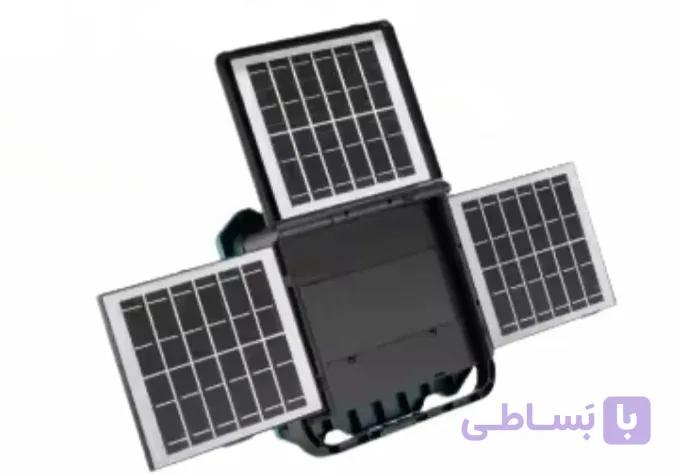 پروژکتور خورشیدی مدل W-8150 با پاوربانک — تصویر 1