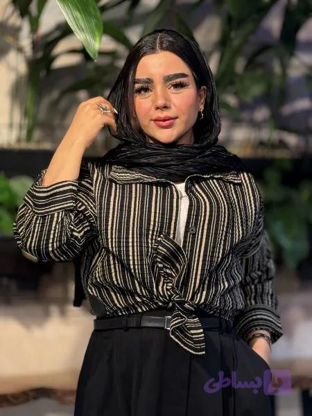 شومیز حصیری راه ریز