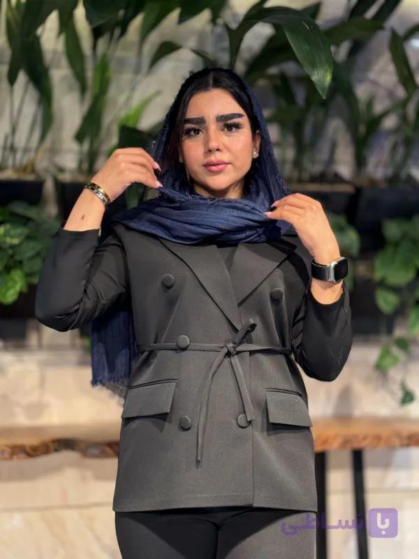 کت تک دبل مازراتی همراه باکمربند