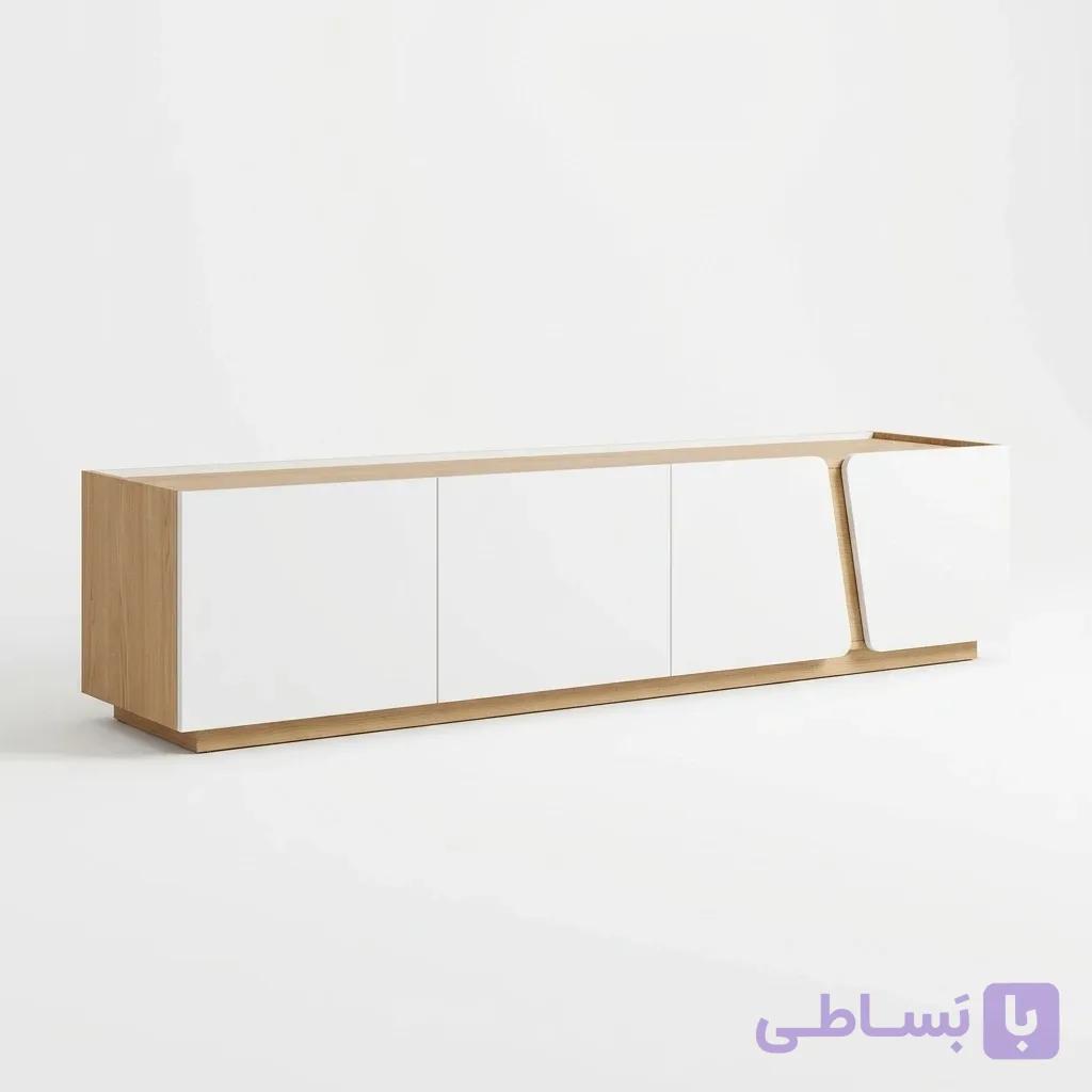 میز تلویزیون ام دی اف مدرن مینیمال مدل هامان — تصویر 1