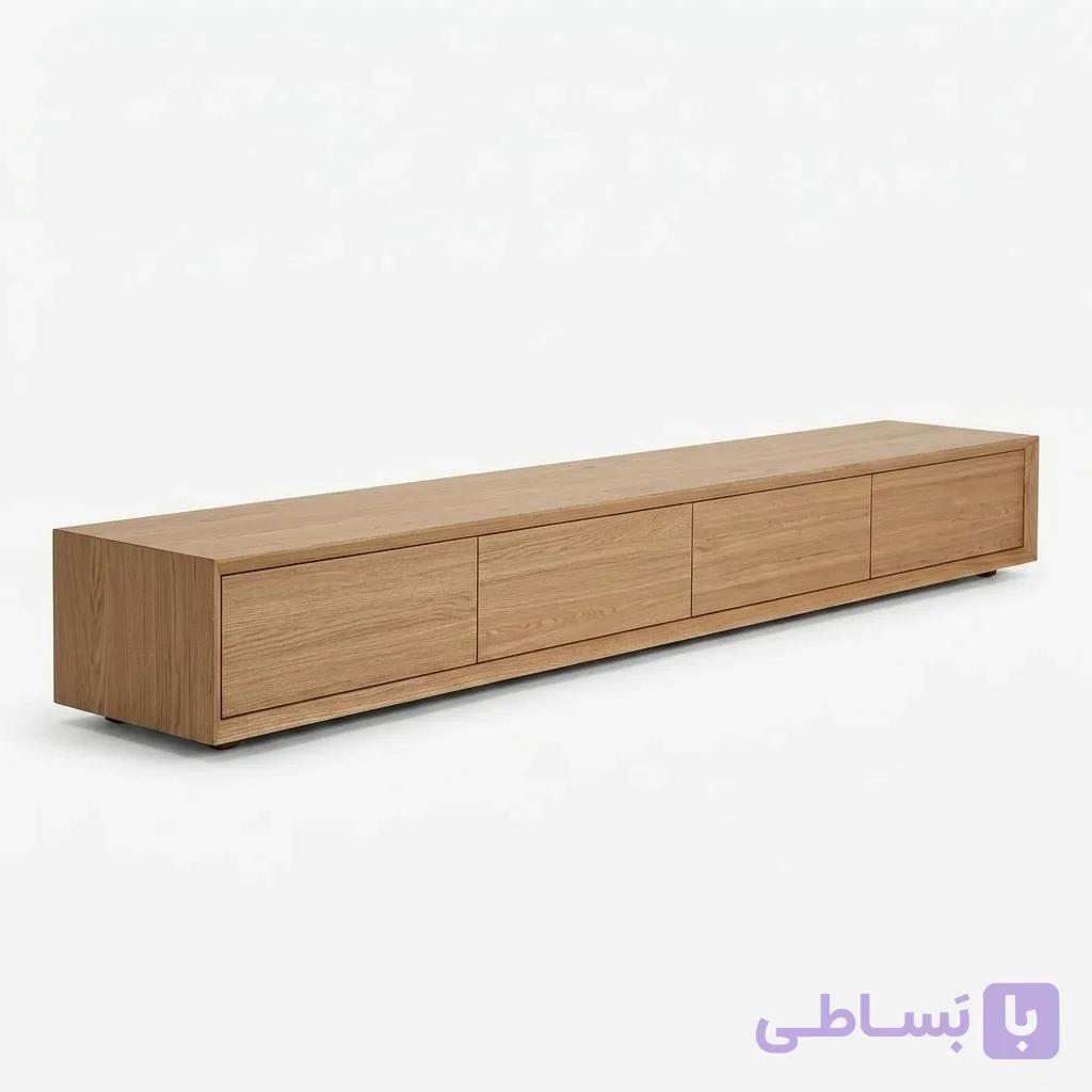 میز تلویزیون ام دی اف مدل باربد — تصویر 1