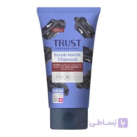 ماسک اسکراب زغال تراست حجم ۱۵۰ میل پاکسازی و لایه بردار