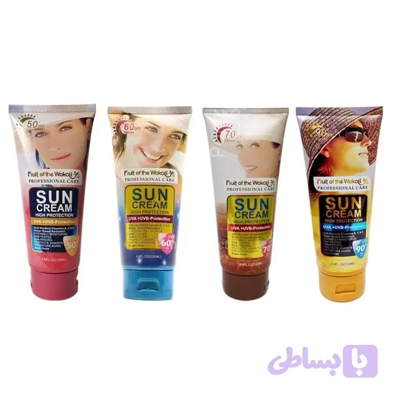کرم ضد آفتاب وکالی بی رنگ SPF 90 حجم ۱۳۰ میلی‌لیتر