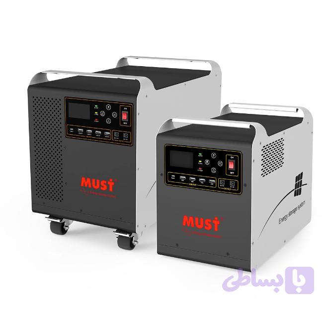 توضیحات و مشخصات تکمیلی پاوراستیشن خورشیدی(1.2KW-3KW)Wباتری لیتیومی 3.07Kwh برندMUSTمدل HBP18-3024OS