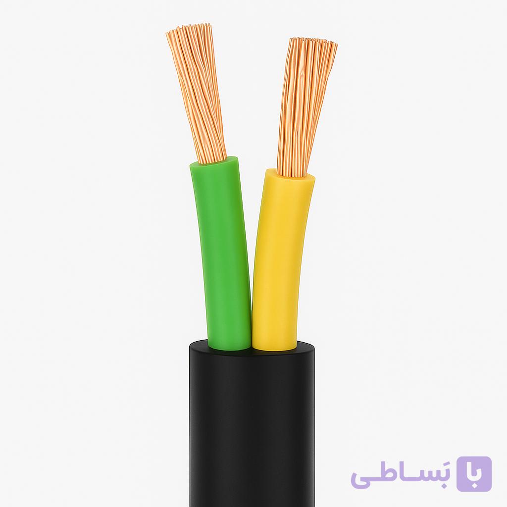 کابل افشان 1*2 مسی