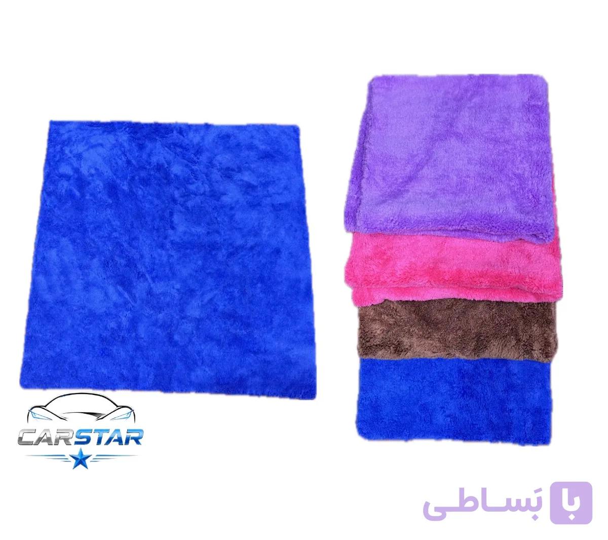 دستمال مایکروفایبر دیتیلینگ خودرو مدل بدون لبه کیفیت فوق العاده