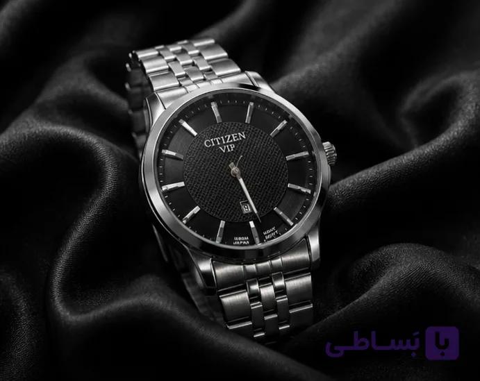 ساعت مچی مردانه CITIZEN VIP استیل صفحه مشکی