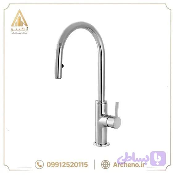 شیر آشپزخانه شاوری kwc مدل زئوس