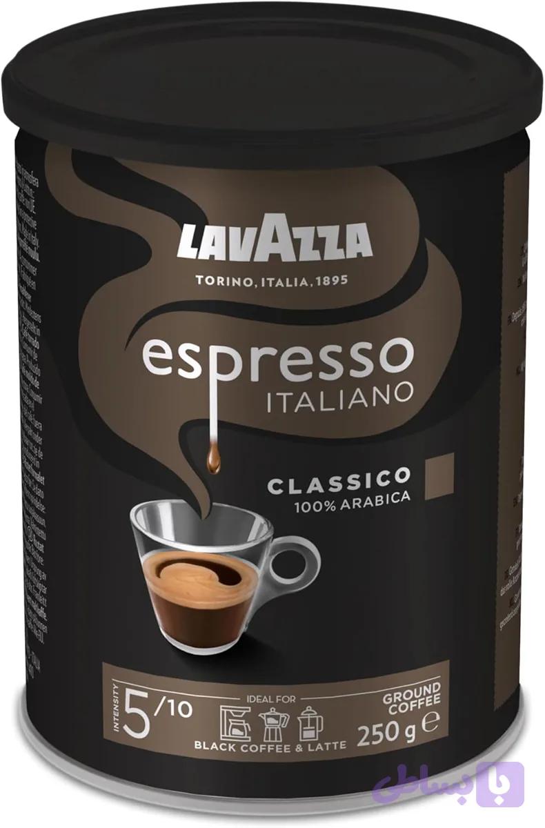 قهوه آسیاب‌شده لاواتزا مدل Espresso Italiano Classico وزن ۲۵۰ گرم