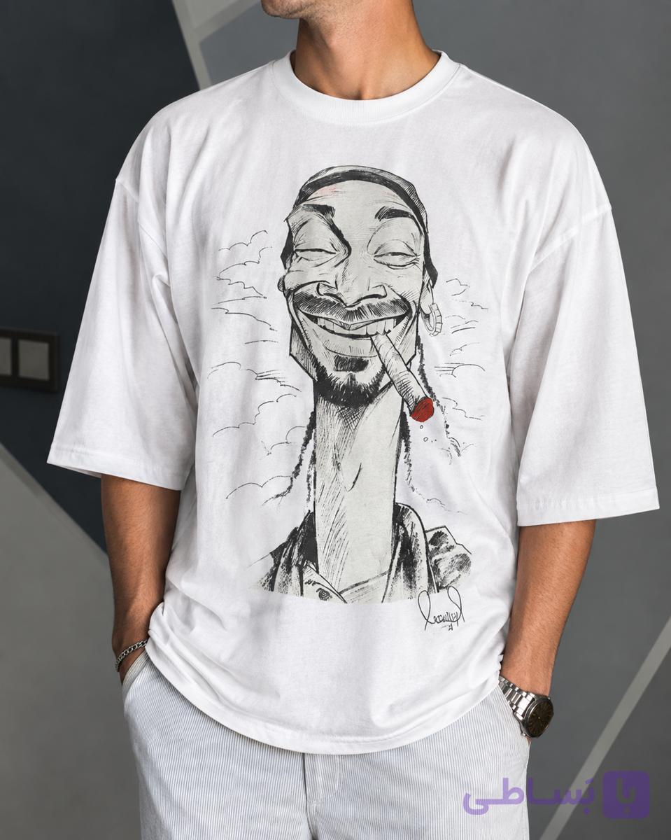 تیشرت مردانه طرح سیگار | White Cigar