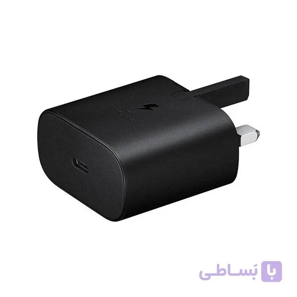 شارژر اورجینال سامسونگ 25 وات مدل EP-TA800 دو پین  پک جدید / GaN
