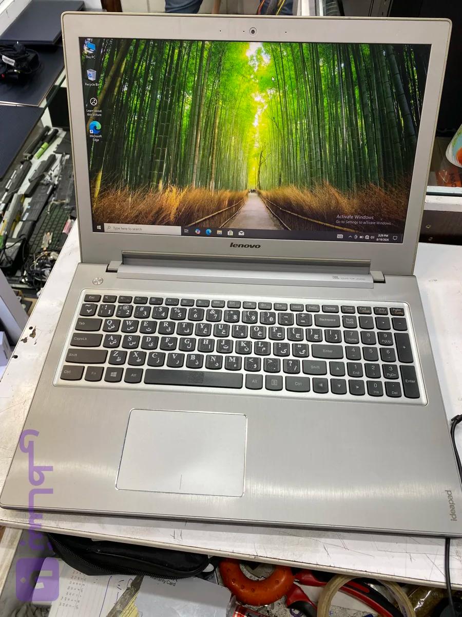 لپتاپ لنوو مدل z510 cpu  i5 4300u ram 8GB . Hdd 750 wd vga nvidia 2GB Gt740