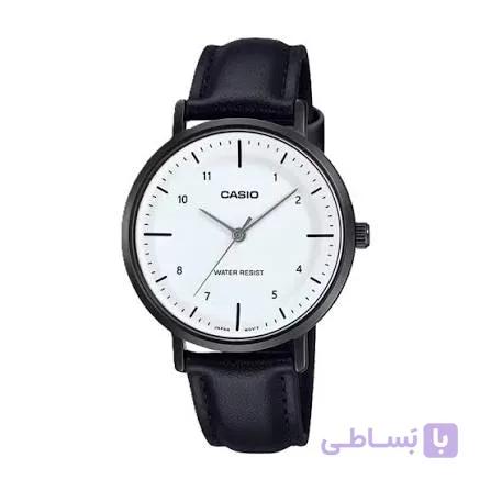 ساعت مچی عقربه‌ای زنانه کاسیو مدل LTP-VT03BL-7BDF (سری مینیمال کلاسیک با بند چرم مشکی) — تصویر 1