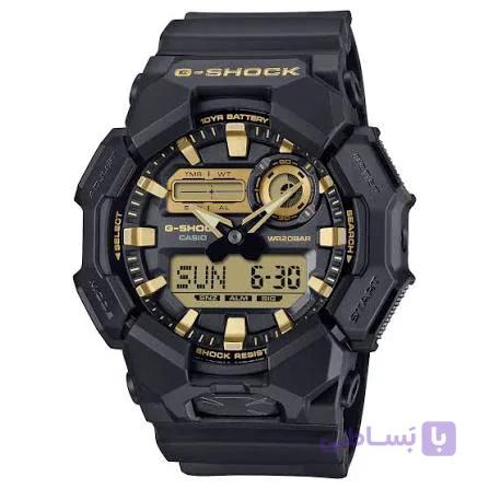 ساعت مچی عقربه‌ای-دیجیتال جی‌شاک کاسیو مدل GA-010GB-1A9 (سری Black &amp; Gold) — تصویر 1