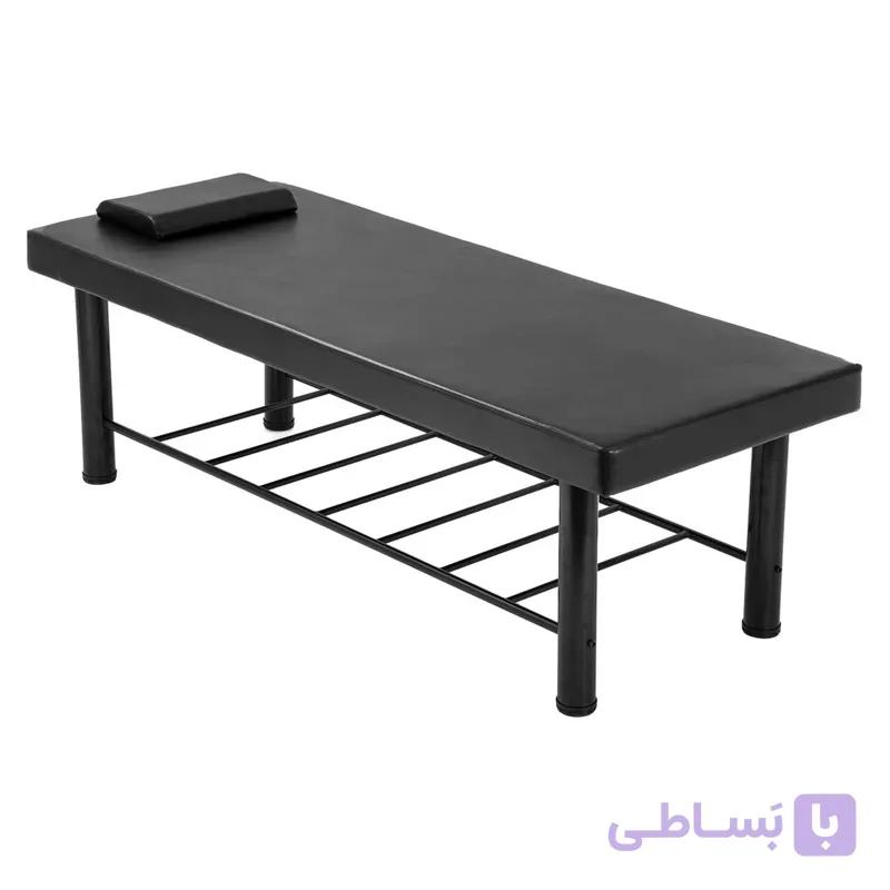 تخت ماساژ پایه ثابت قوطی تشک 5 سانت