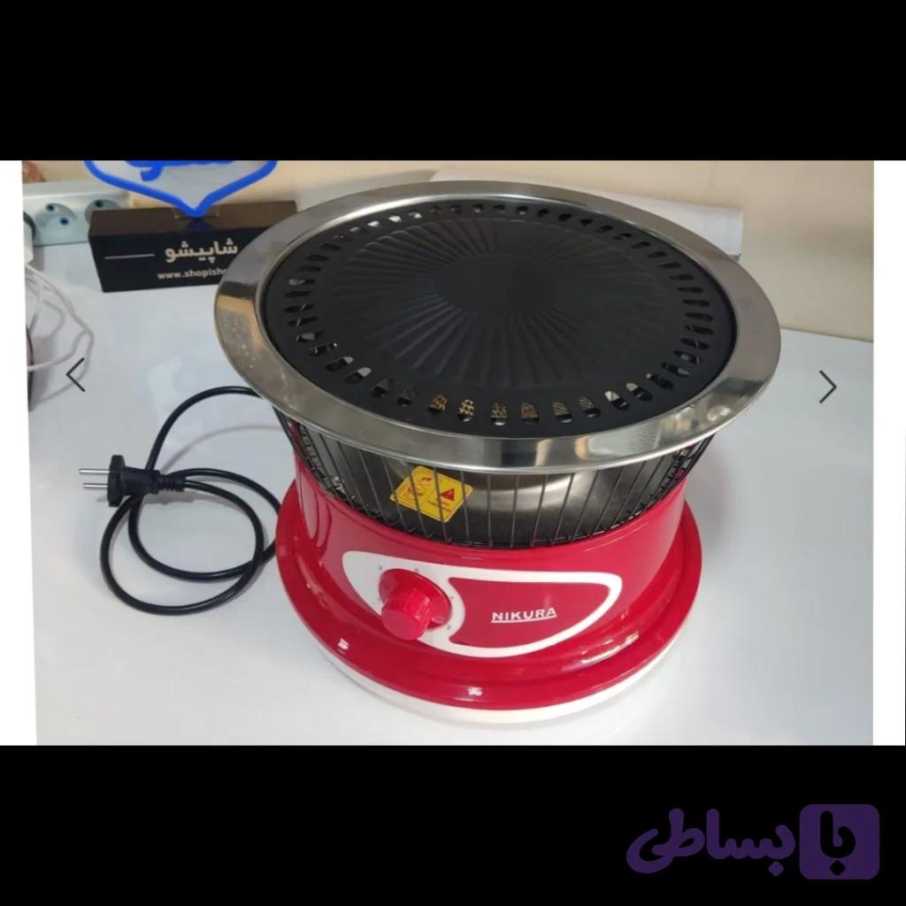 هیتر و باربیکیو چندکاره برقی Nikura MB-202 — تصویر 1