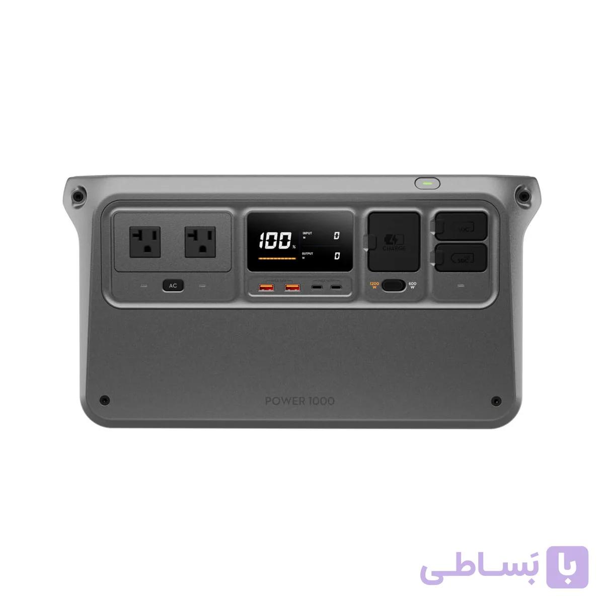 پاور استیشن DJI مدل Power 1000 | ظرفیت ۱۰۲۴ وات‌ساعت و توان ۲۲۰۰ وات — تصویر 1