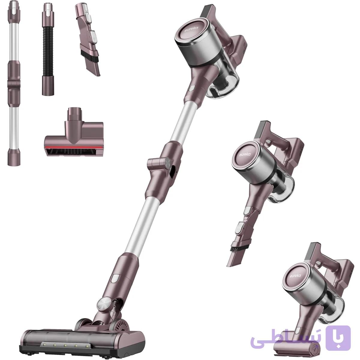 جارو شارژی یوریکا مدل AK10 Pro | عصایی، لوله تاشو، سبک — تصویر 1