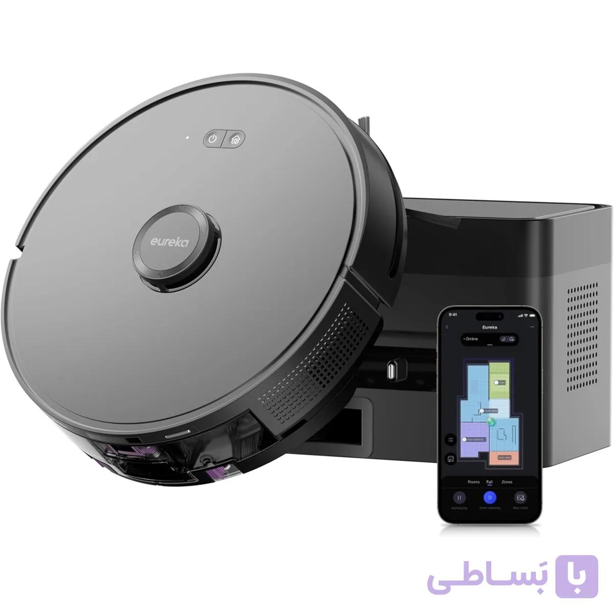 جارو رباتیک یوریکا مدل E6 Plus – با تخلیه خودکار و ناوبری LiDAR — تصویر 1